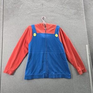 Super Nintendo World Men Jacket 2XL Blue Colorblock Activewear Zipper